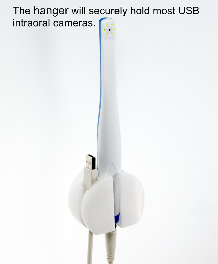Oval Intraoral Camera Hanger - Side View