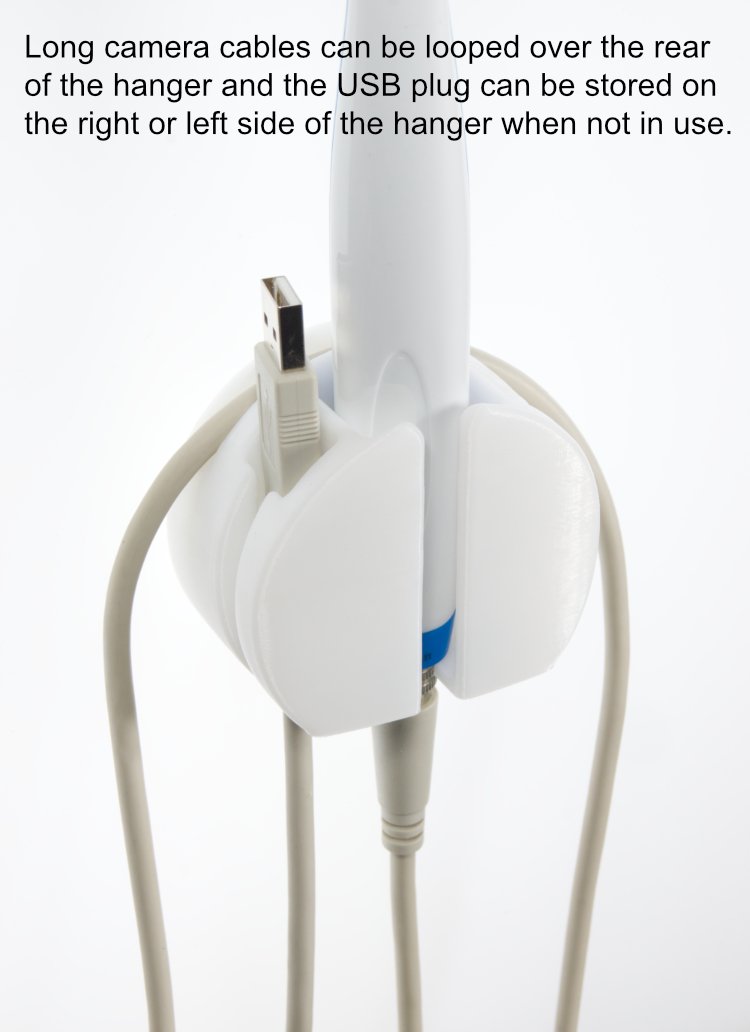 Oval Intraoral Camera Hanger - Mounted