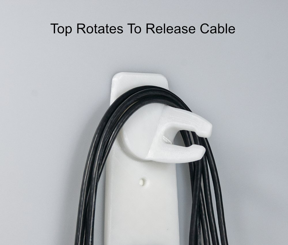 Space Saver X-Ray Sensor Hanger - Cable Coiled